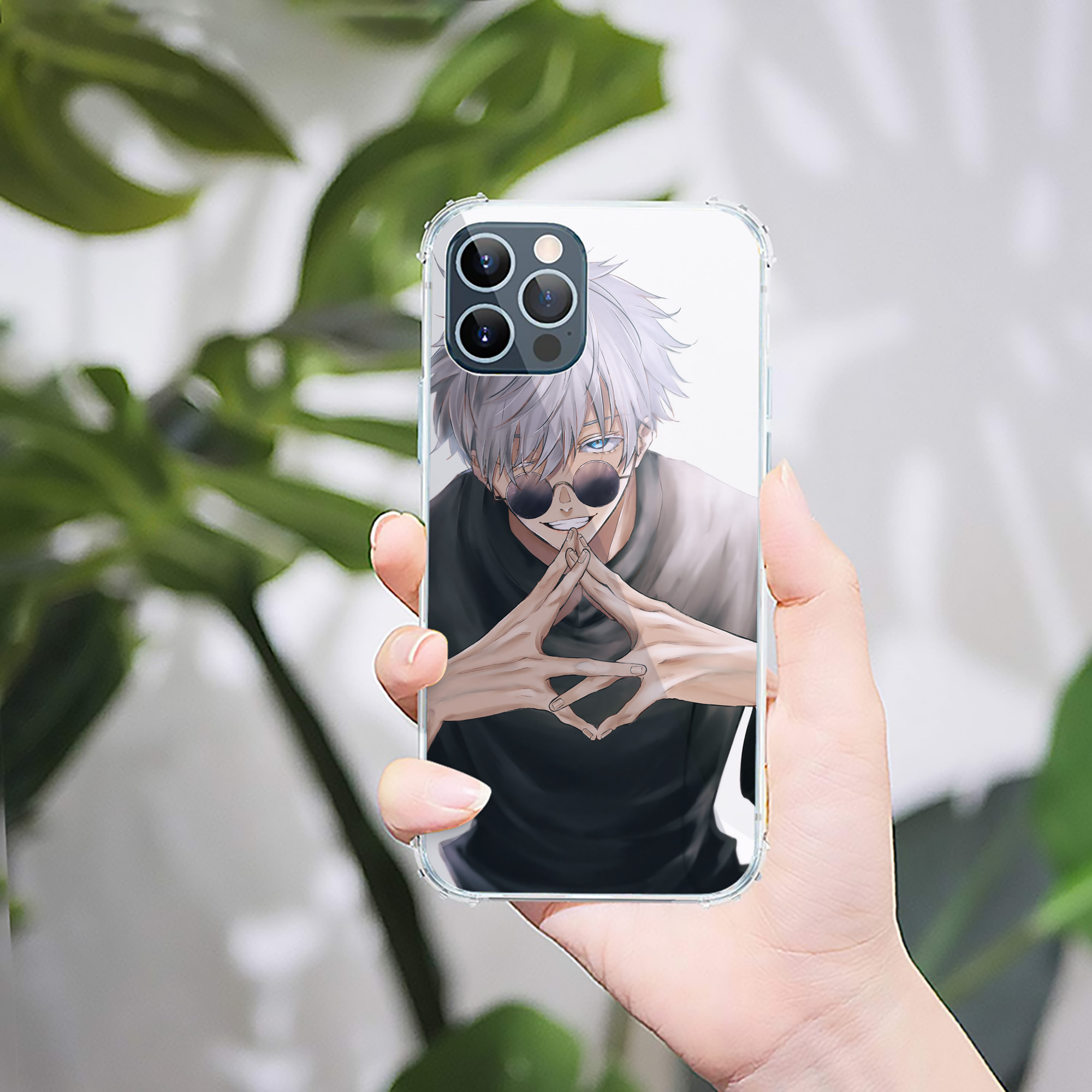 （画像用） 呪術廻戦 Jujutsu Kaisen 【iPhone 12シリーズ対応】透明スマホケース（クリアソフトケース）